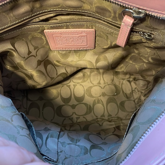 Coach canvas purse #L043-1841 with coach tag - Picture 6 of 8